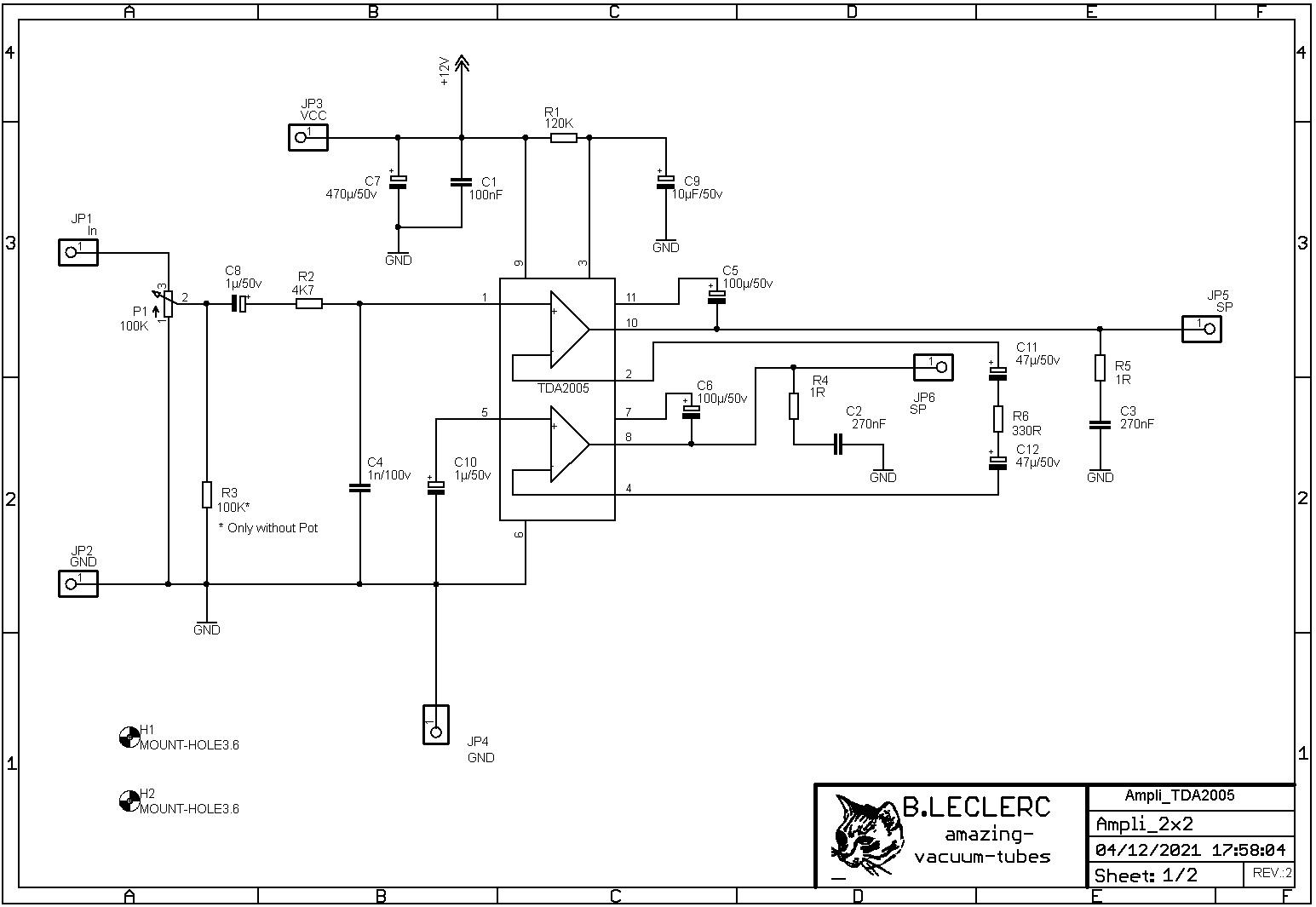 Amp 2x20 sch