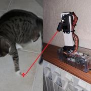Chat laser attiny vu