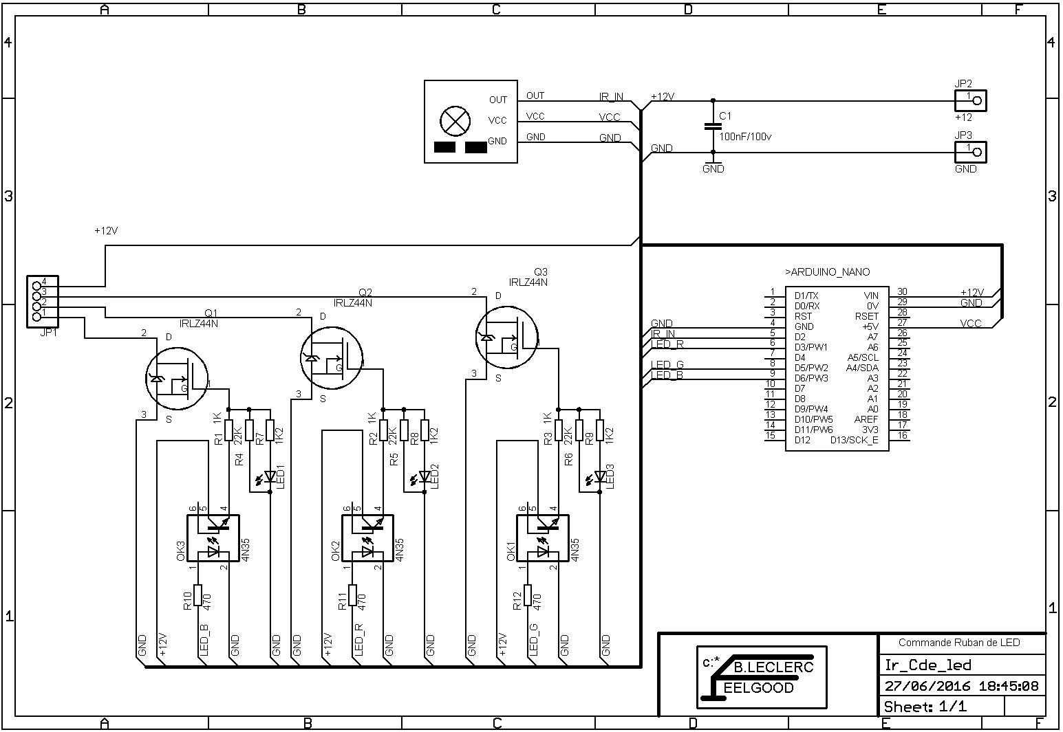 Ir cde led sch