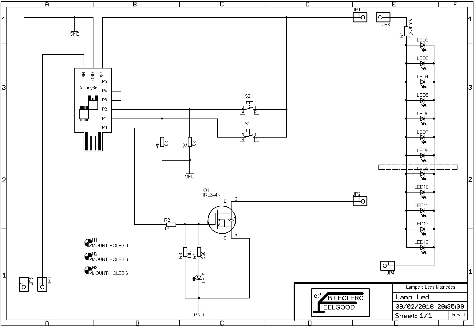 Lamp led sch