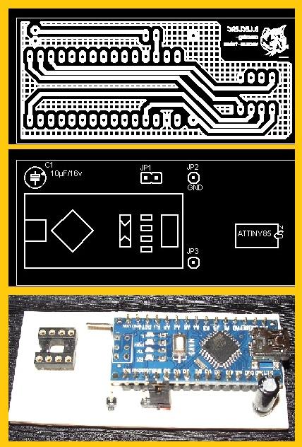 Prgm attiny pcb