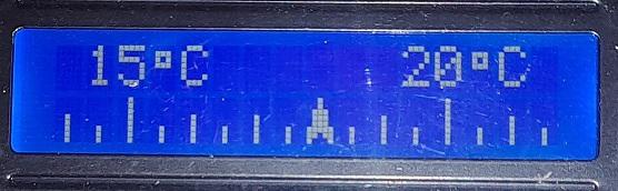 Thermostat lcd displ