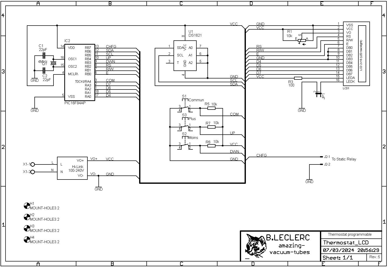 Thermostat lcd sch