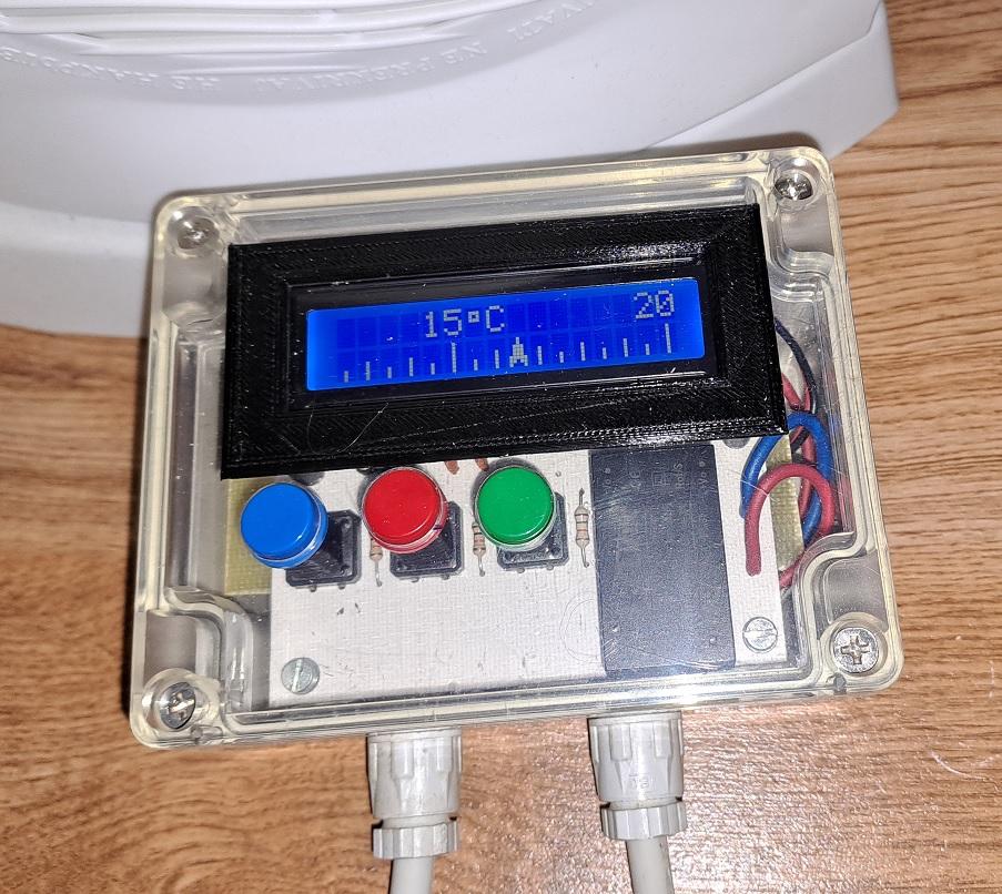 Thermostat lcd vue