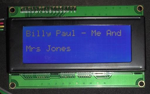 Web radio lcd