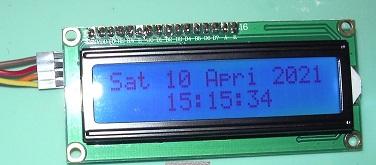 Wifi clock lcd 1