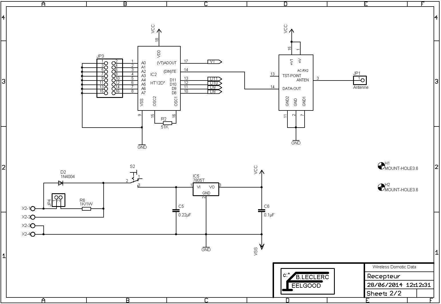 Wirless rx sch2